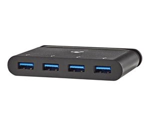 USB-hub - Nedis TCARF200BK - hub - 4 ports USB-hub - 4 porter - Svart - TCARF200BK