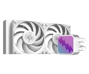 Prosessor-kjøler - ID-Cooling DX240 MAX WHITE - CPU Vannkjøling - Max 32 dBA - DX240 MAX WHITE