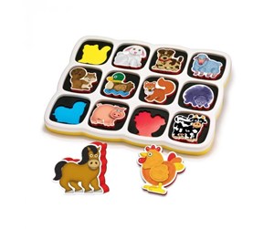 Babyleker - Quercetti Smart Magnet Puzzle Farm - 0230