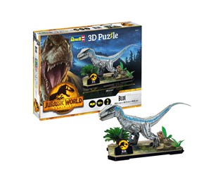 Puslespill - Revell 3D Puzzle Building Kit - Jurassic World Dominion Blue 3D Puslespill - 00243