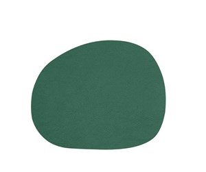 Servering & Servise - RAW - placemat leather - 1 pc - Green - 15669