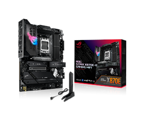 Hovedkort - ASUS ROG STRIX X870E-E GAMING WIFI Hovedkort - AMD X870E - AMD AM5 socket - DDR5 RAM - ATX - 90MB1IB0-M0EAY0