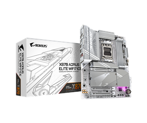 Hovedkort - GIGABYTE X870 AORUS ELITE WIFI7 ICE Hovedkort - AMD X870 - AMD AM5 socket - DDR5 RAM - ATX - X870 A ELITE WF7 ICE