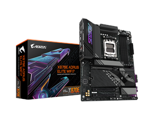 Hovedkort - GIGABYTE X870E AORUS ELITE WIFI7 Hovedkort - AMD X870E - AMD AM5 socket - DDR5 RAM - ATX - X870E A ELITE WIFI7