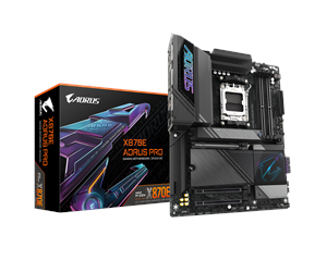 Hovedkort - GIGABYTE X870E AORUS PRO Hovedkort - AMD X870E - AMD AM5 socket - DDR5 RAM - ATX - X870E AORUS PRO