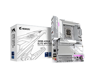 Hovedkort - GIGABYTE Z890 AORUS ELITE WIFI7 ICE Hovedkort - Intel Z890 - Intel LGA1851 socket - DDR5 RAM - ATX - Z890 A ELITE WF7 ICE