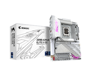 Hovedkort - GIGABYTE Z890 AORUS ELITE X ICE Hovedkort - Intel Z890 - Intel LGA1851 socket - DDR5 RAM - ATX - Z890 A ELITE X ICE