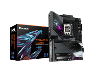 Hovedkort - GIGABYTE Z890 AORUS MASTER Hovedkort - Intel Z890 - Intel LGA1851 socket - DDR5 RAM - ATX - Z890 AORUS MASTER