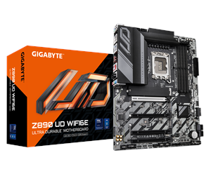 Hovedkort - GIGABYTE Z890 UD WIFI6E Hovedkort - Intel Z890 - Intel LGA1851 socket - DDR5 RAM - ATX - Z890 UD WIFI6E