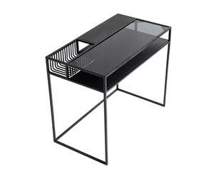 Gamingbord - Muubs - Desk Denver - Black w/black glass  Gamingbord - 8280000130