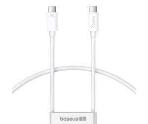 USB - Baseus fast Charging Cable Superior 2 USB-C to USB-C 240W 1.8m (white) - P10365200211-05