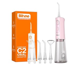 Elektrisk tannbørste - Bitvae Tanntråd Water flosser with nozzles set C2 (pink) - C2 Pink