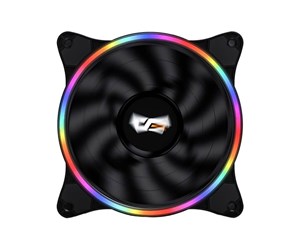 Kabinettvifte - Darkflash Computer Fan RGB D1 (120x120) - Kabinettvifte - 120mm - Svart - 22 dBA - D1