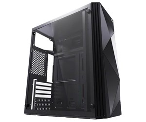 Kabinett - Darkflash Aigo RAINBOW 2 computer case (black) - Kabinett - Miditower - Svart - aigo RAINBOW 2