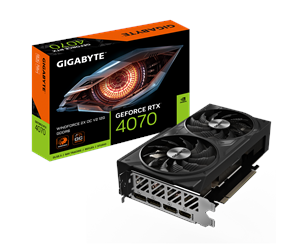 Grafikkort - GIGABYTE GeForce RTX 4070 WindForce 2 V2 OC - 12GB GDDR6 RAM - Grafikkort - GV-N4070WF2OCV2-12GD