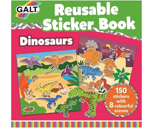 Kreative leker - Galt Reusable Sticker Book - Dinosaurs - 55-1005101