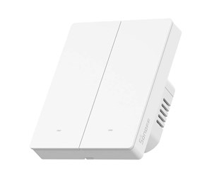 Smarthus - Sonoff M5-2C-80W WiFi Matter smart wall switch (2-channel for frame) - M5-2C-80W