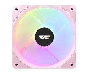 Kabinettvifte - Darkflash Computer Fan CL12 LED (120x120) (pink) - Kabinettvifte - Rosa - CL12 Pink Fan