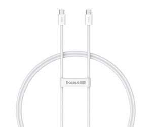 USB - Baseus USB-C to USB-C fast charging cable  Superior 2 100W 1m (white) - P10365200211-03