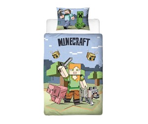 Reklameartikler - Minecraft - Adult Size 140 x 200 cm - Sengetøy - MNC406