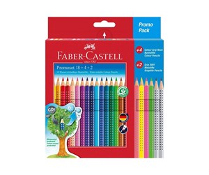 Skrive- & Tegneverktøy - Faber Castell Colour Grip Promo Pack (24 pcs) - 201540