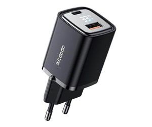 Mobil - Adaptere og ladere - Mcdodo Charger CH-1701 33W with display (black) - CH-1701