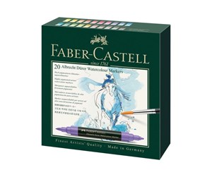 Skrive- & Tegneverktøy - Faber Castell Albrecht Dürer - Watercolour Marker (20 pcs) - 160320