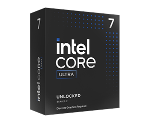 Prosessor/CPU - Intel Core Ultra 7 265KF Arrow Lake-S Prosessor/CPU - 20 kjerner - 3.9 GHz - Intel LGA1851 - Intel Boxed (uten kjøler) - BX80768265KF