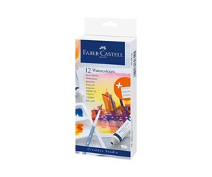 Hobbyartikler - Faber Castell Watercolours 9 ml (12 pcs) - 169612