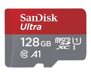 Minnekort - SanDisk Ultra - flash memory card - 128 GB - microSDXC UHS-I - SDSQUAB-128G-GN6FA