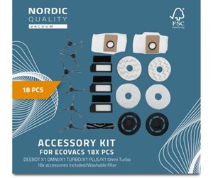 Robotstøvsuger - Nordic Quality Robotstøvsuger 18 Pcs Kit Ecovacs - RFK004