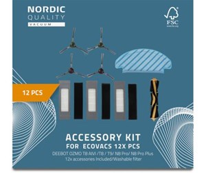 Robotstøvsuger - Nordic Quality Robotstøvsuger 12 Pcs Kit Ecovacs OZMO - RFK005