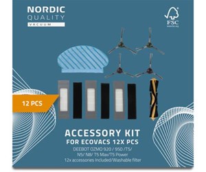 Robotstøvsuger - Nordic Quality Robotstøvsuger 12 Pcs Kit Ecovacs OZMO - RFK006