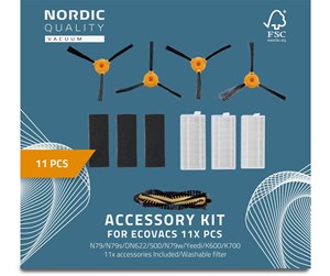 Robotstøvsuger - Nordic Quality Robotstøvsuger 11 Pcs Kit Ecovacs - RFK007