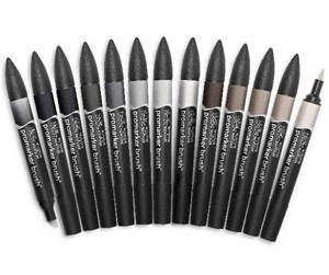 Skrive- & Tegneverktøy - Winsor & Newton Promarker Brush Neutral (12+1 pcs) - 837444