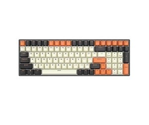 Tastatur - Royal Kludge RK100 RGB mechanical keyboard brown switch (black and orange) - RK100