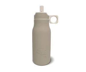 Babyutstyr - Nuuroo Lau silicone drinking bottle 400 ml - Chocolate Malt - NU510CS