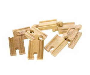 Treleker - Bigjigs Wooden Rails - Mini 8 pcs. - BJT104