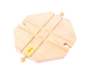 Treleker - Bigjigs Wooden Rails - Crossing Plateau - BJT105