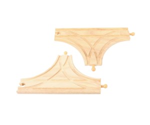 Treleker - Bigjigs Wooden Rails - T-junction 2 pcs. - BJT108