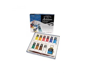 Hobbyartikler - Winsor & Newton Artisan Water Mixable Oil Colour Studio Set (10 x 37 ml) - 830421