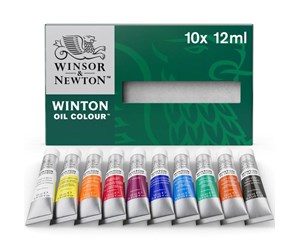 Hobbyartikler - Winsor & Newton Winton Oil Colour Tube Set (10 x 21 ml) - 831720