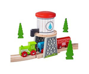 Treleker - Bigjigs Wooden Rails Water Tower - BJT124