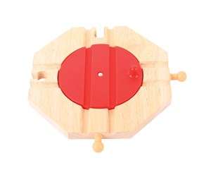 Treleker - Bigjigs Wooden Rails - 4-direction Turntable - BJT133