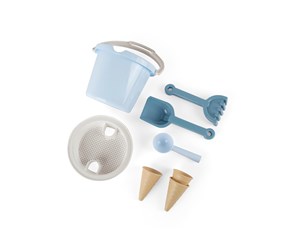 Utendørsleker - Dantoy Thorbjorn Bucket Set w. Ice Cream Cones - Blue - 4802