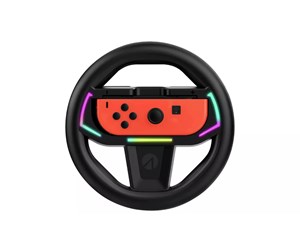 Spill - Tilbehør - STEALTH Light Up Switch Racing Wheel - Wheel - Nintendo Switch - 5055269714569