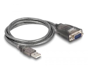 Nettverksadapter - DeLOCK - Serial Adapter - USB 2.0 - RS-232 x 1 - 61400