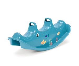 Babyleker - Dantoy Blue Marine Toys Whale Rocker for 3 persons - 6724