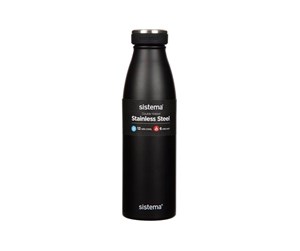 Termos - Sistema - 500ml Stainless Steel Bottle Black - 550-06