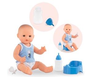 Dukker, Bamser & Utstyr - Corolle Paul Drink-and-Wet Bath Baby - 9000130260